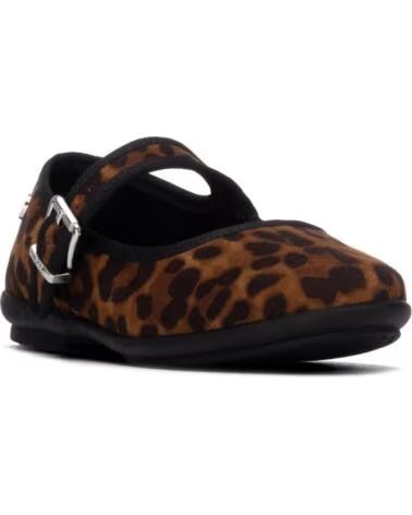 XTI ZAPATOS MERCEDITAS ESTAMPADO LEOPARDO HEBILLA