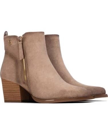 XTI BOTINES DE TACÓN 146103 BEIGE