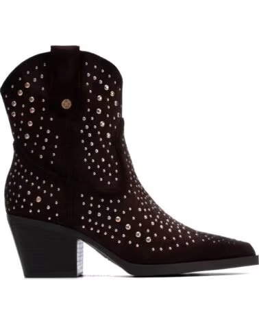 XTI BOTINES CAMPEROS 146192 DE ANTE CON TACHUELAS MARRON