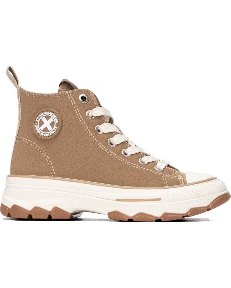 XTI ZAPATILLAS ESTILO BOTÍN 151321 EN COLOR TAUPE