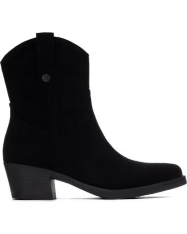 REFRESH 176144 BOTÍN ESTILO COWBOY NEGRO
