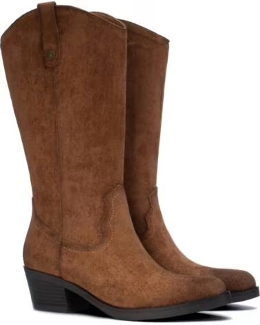 REFRESH Bota de mujer 176145 Camel MARRóN