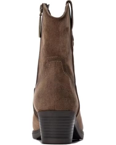 REFRESH 176144 BOTINES DE TACÓN ESTILO COWBOY TAUPE