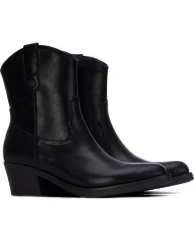 REFRESH BOTINES ESTILO COWBOY REF 176146 NEGRO