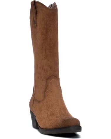 REFRESH Bota de mujer 176145 Camel MARRóN