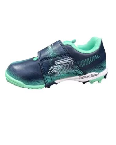 JOMA BOTAS DE FÚTBOL SUPERCOPA JR TURF VELCRO MARINO Y VERDE AGUA 2603 VARIOS COLORES