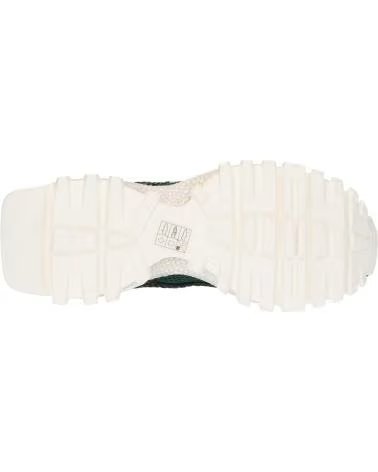 EXE 928-11 ZAPATILLAS DE PIEL VERDE OSCURO LEATHER DARK GREEN