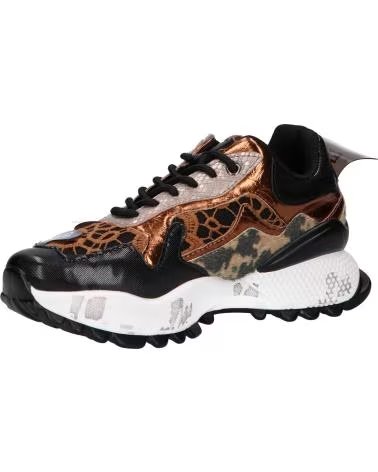 EXE D190608-13C ZAPATILLAS DEPORTIVAS PU NEGRO Y BRONCE BLACK BRONZE