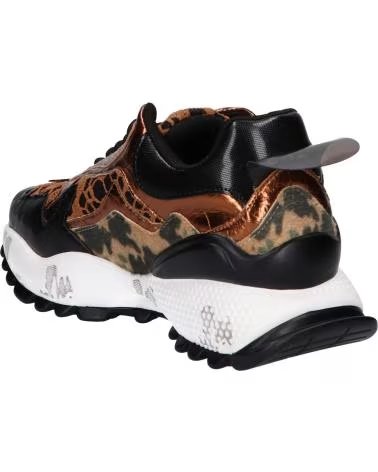 EXE D190608-13C ZAPATILLAS DEPORTIVAS PU NEGRO Y BRONCE BLACK BRONZE