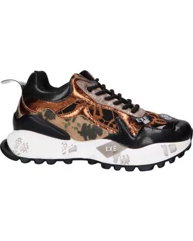 EXE D190608-13C ZAPATILLAS DEPORTIVAS PU NEGRO Y BRONCE BLACK BRONZE