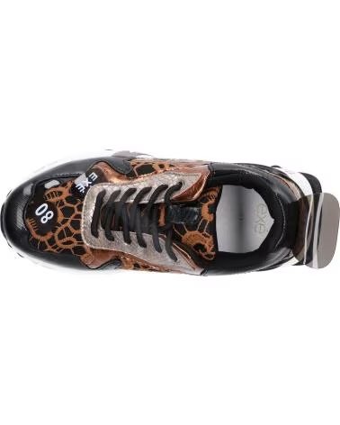 EXE D190608-13C ZAPATILLAS DEPORTIVAS PU NEGRO Y BRONCE BLACK BRONZE