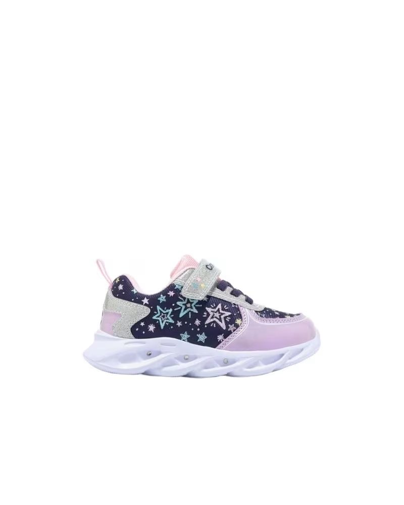 CONGUITOS ZAPATILLAS DEPORTIVAS PARA NIÑA COSH342002 NAVY CON ESTRELLAS Y LUCES AZUL