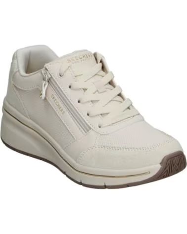 SKECHERS BILLION FLEX LUXE UP ZAPATILLAS MUJER NATURAL