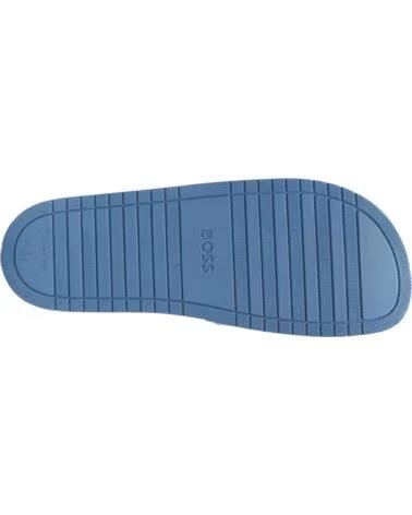 HUGO BOSS CHANCLAS HOMBRE VERANO ARYEH SLID NPVIG 50536835 AZUL CELESTE
