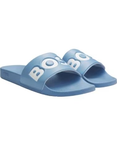 HUGO BOSS CHANCLAS HOMBRE VERANO ARYEH SLID NPVIG 50536835 AZUL CELESTE