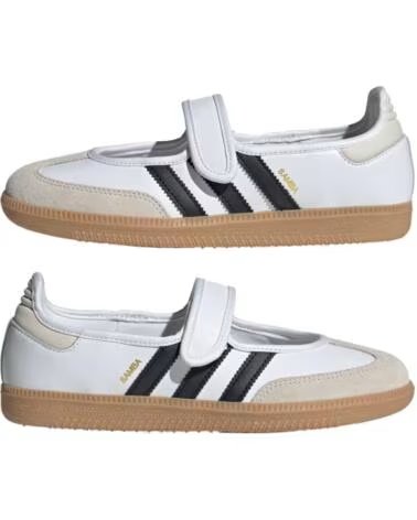 ADIDAS ZAPATILLAS SAMBA JANE JR1402 CLOUD WHITE ALUMINA CORE BLACK