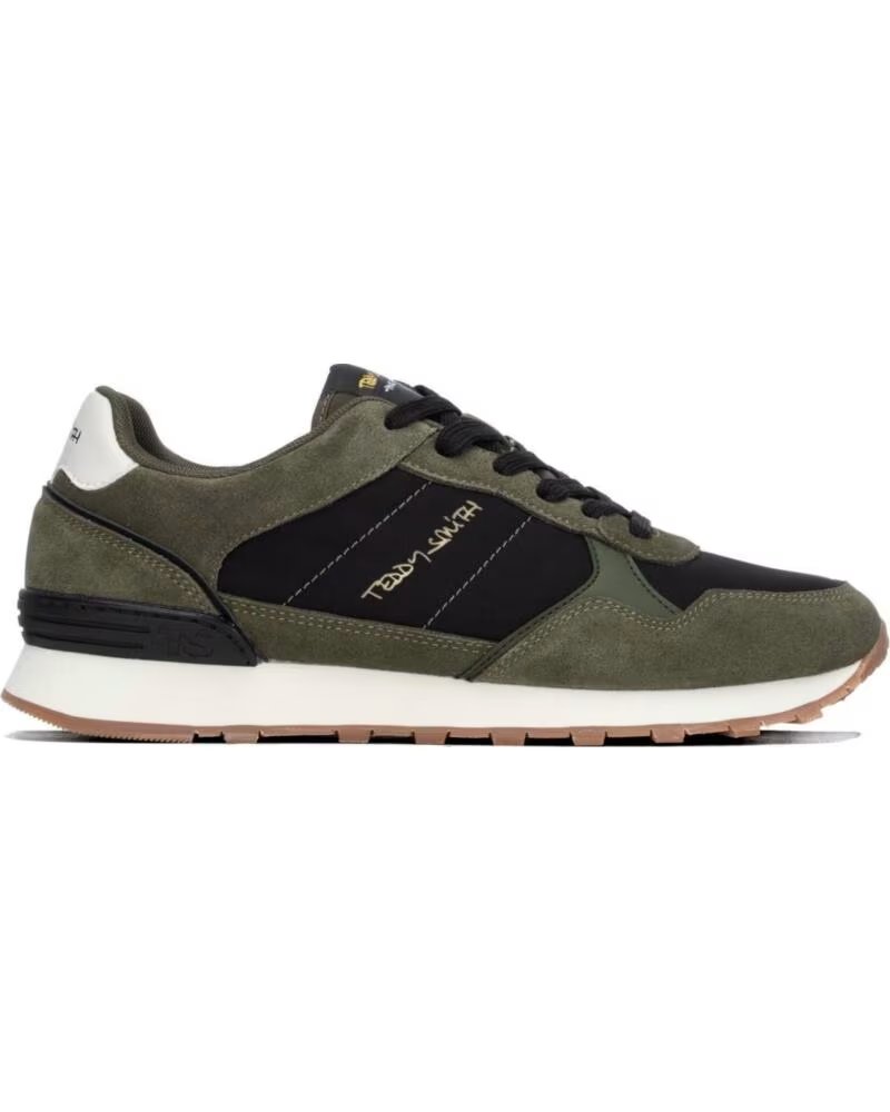 TEDDY SMITH 121015 ZAPATILLAS CASUAL KAKI NEGRO