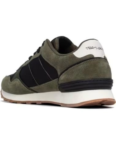 TEDDY SMITH 121015 ZAPATILLAS CASUAL KAKI NEGRO
