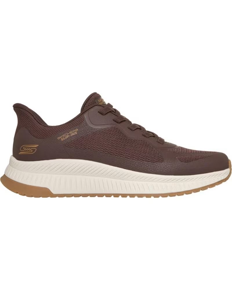 SKECHERS SNEAKERS HOMBRE 118423 BOBS SPORT SQUAD CH MARRON
