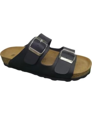 KATOSINES SANDALIA ABIERTA CÓMODA PLANTILLA DE PIEL PARA HOMBRE MODELO 110 NEGRO