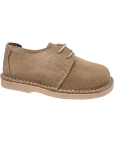 BENEDI ZAPATOS DE NIÑO PIEL SERRAJE TALLAS 27 A 40 MODELO 40182 VERDE
