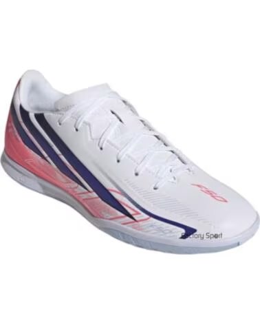 ADIDAS ZAPATILLAS F50 HYPERFAST CLUB IN INDOOR IH4605 FÚTBOL SALA HOMBRE BLANCO-MORAD