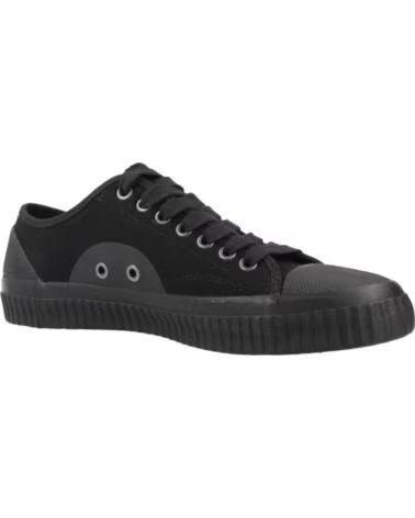 FRED PERRY ZAPATILLAS HOMBRE MODELO HUGHES LOW CANVAS COLOR NEGRO 220BLK