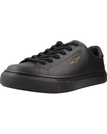FRED PERRY ZAPATILLAS HOMBRE B71 LEATHER NEGRO 774BLKGLD