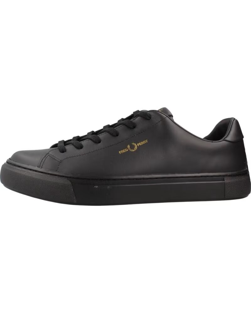 FRED PERRY ZAPATILLAS HOMBRE B71 LEATHER NEGRO 774BLKGLD