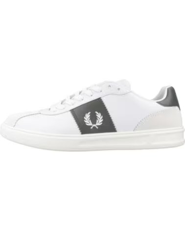 FRED PERRY ZAPATILLAS HOMBRE B4 LEATHER SUEDE BLANCO 134WHT
