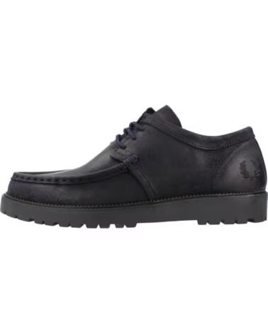 FRED PERRY ZAPATOS DE VESTIR HOMBRE MODELO B1343FP COLOR NEGRO 297GRY
