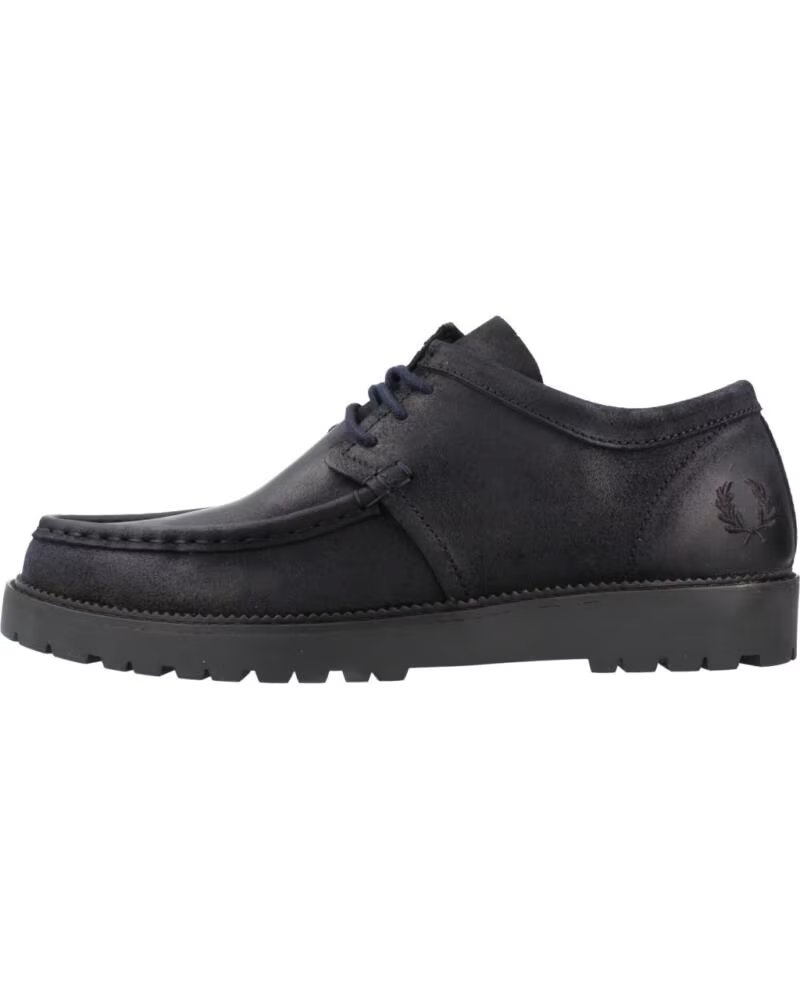 FRED PERRY ZAPATOS DE VESTIR HOMBRE MODELO B1343FP COLOR NEGRO 297GRY