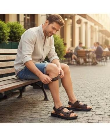 TIMBOS SANDALIA BIO HOMBRE 133395 MARRóN