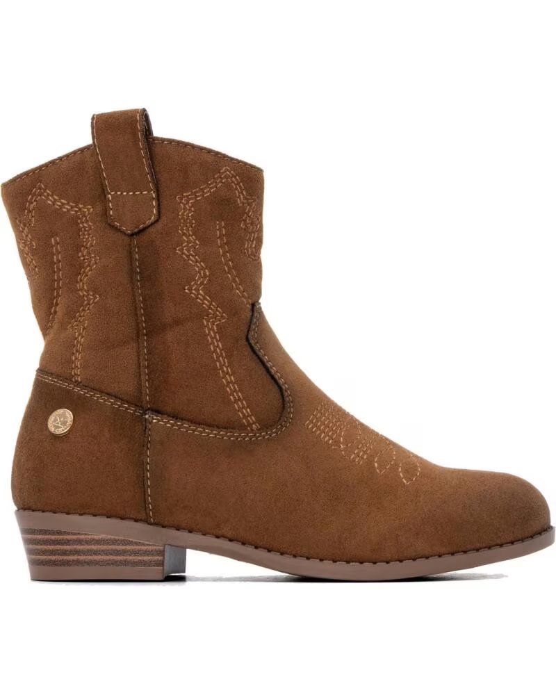 XTI BOTINES CAMPEROS DE MUJER 154071 EN COLOR CAMEL