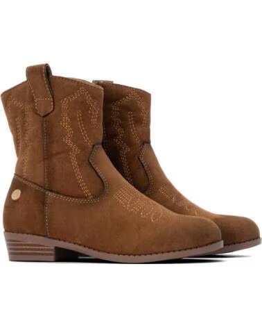 XTI BOTINES CAMPEROS DE MUJER 154071 EN COLOR CAMEL