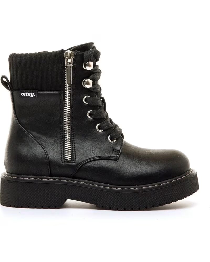 BOTAS MILITARES MTNG 40078 CON CORDONES NEGRO