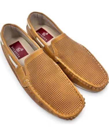 TIMBOS ZAPATOS NÁUTICOS PICADOS CAMEL 133393 MARRóN