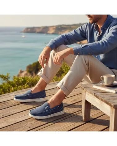 TIMBOS MOCASÍN CÓMODO DE HOMBRE 133396 MARINO AZUL