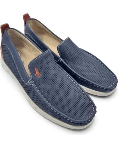TIMBOS MOCASÍN CÓMODO PICADO 133385 AZUL