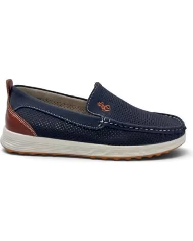 TIMBOS MOCASÍN CÓMODO PICADO 133385 AZUL