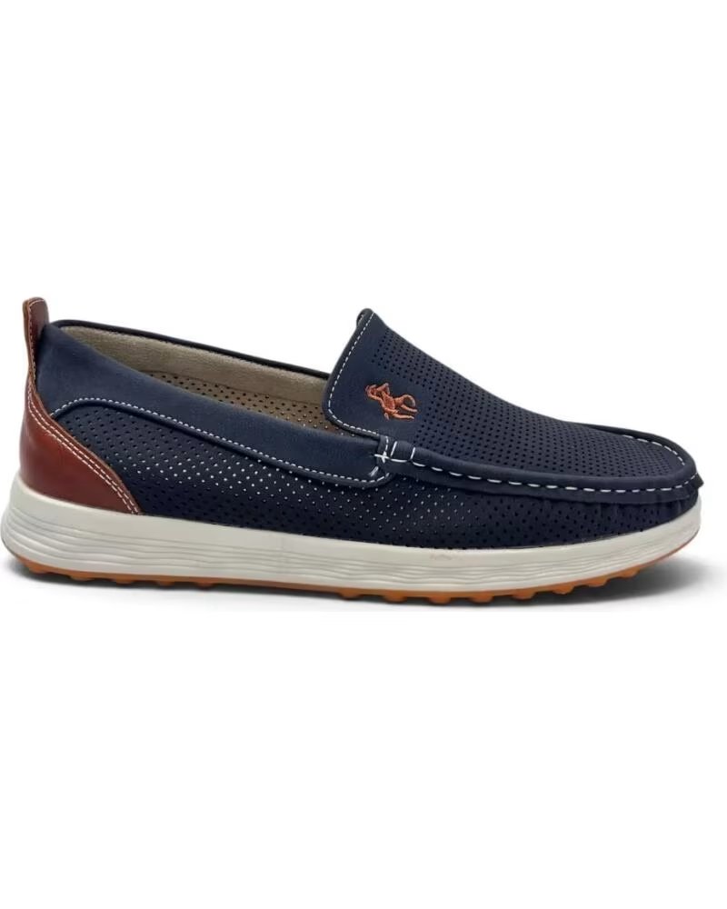 TIMBOS MOCASÍN CÓMODO PICADO 133385 AZUL