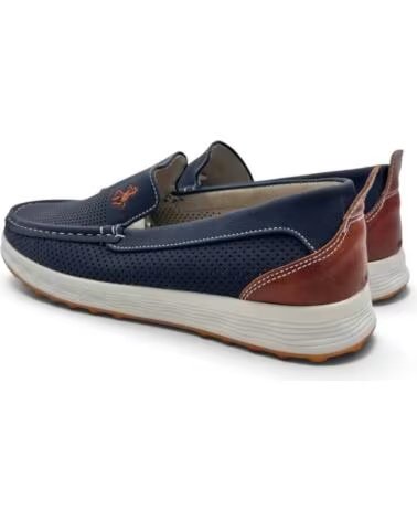 TIMBOS MOCASÍN CÓMODO PICADO 133385 AZUL