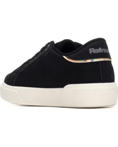 REFRESH ZAPATILLAS CASUAL 176190 NEGRAS NEGRO