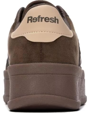 REFRESH ZAPATILLAS CASUAL DE PLATAFORMA KAKI 176234