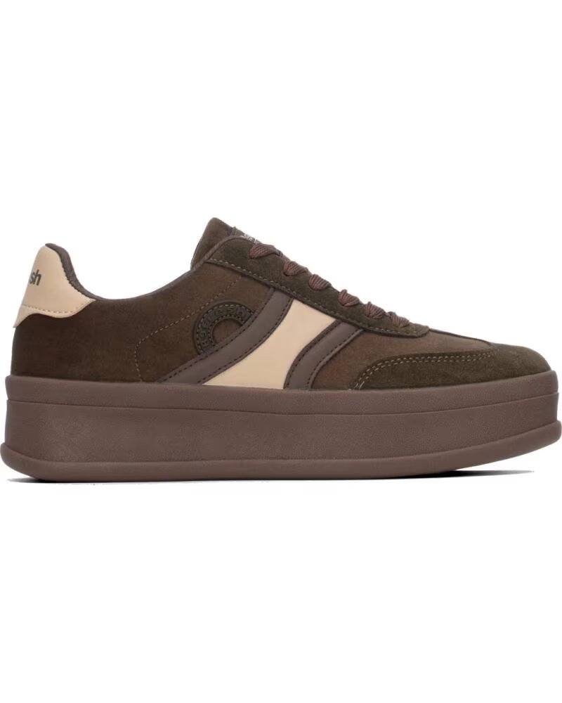 REFRESH ZAPATILLAS CASUAL DE PLATAFORMA KAKI 176234