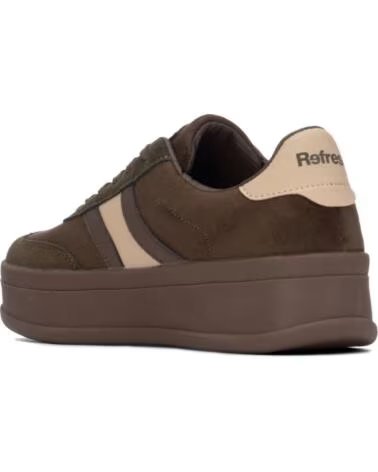 REFRESH ZAPATILLAS CASUAL DE PLATAFORMA KAKI 176234