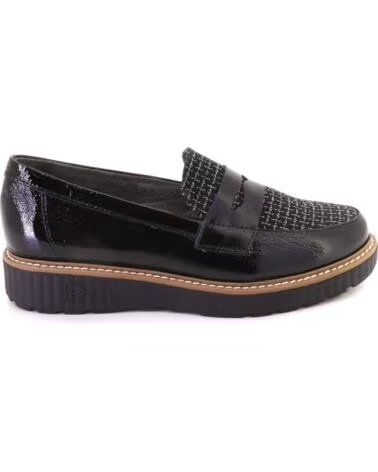 PITILLOS 11554 DAMEN MOKASSINS SCHWARZ NEGRO