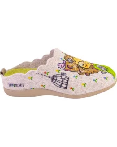 CUQUE 55120SABIA ZAPATILLAS DE CASA DE MUJER BEIGE