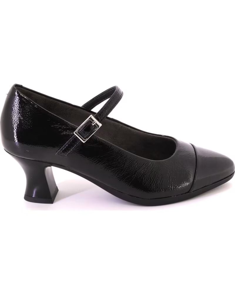 PITILLOS 11683 ZAPATOS DE TACÓN MARY JANE PARA MUJER NEGRO