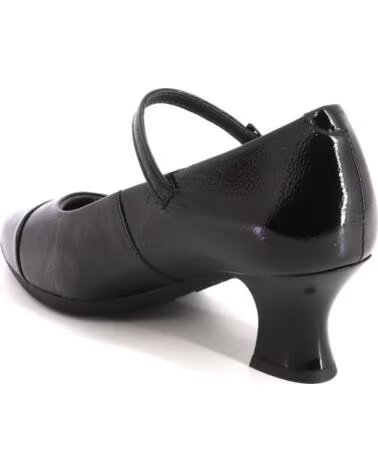 PITILLOS 11683 ZAPATOS DE TACÓN MARY JANE PARA MUJER NEGRO